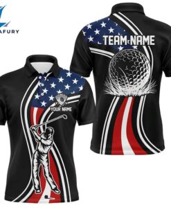 Black American Flag Custom Mens Personalized Patriot Golf Gifts