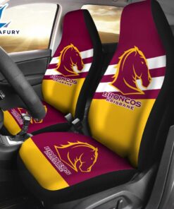 Brisbane Broncos 2PCS Car Seat Cover HOT Trend 2025