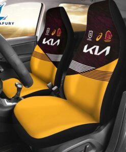 Brisbane Broncos 2PCS Car Seat Cover New Trendding