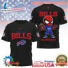 Buffalo Bills Josh Allen Charging Buffalo Graphic Tee