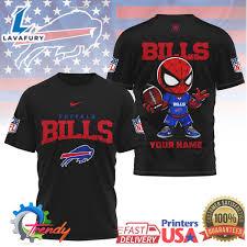 Buffalo Bills Josh Allen Charging Buffalo Graphic Tee