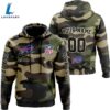Buffalo Bills Personalized Hoodie-Zip Hoodie Camo Style