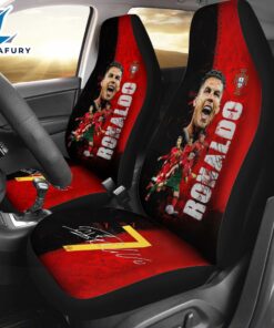 Cristiano Ronaldo x Portugal National Football Team 2PCS Car Seat Cover For Fans