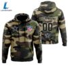 Dallas Cowboys Personalized Hoodie-Zip Hoodie Camo Style