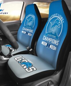 Detroit Lions 2PCS Car Seat Cover Decor Car