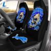 Detroit Lions 2PCS Car Seat Cover For Man And Women