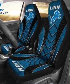 Detroit Lions 2PCS Car Seat Cover HOT Trend 2025