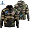 Detroit Lions Personalized Hoodie-Zip Hoodie Camo Style