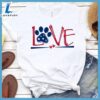 Dog Love Colored Print Version 2 T-Shirt