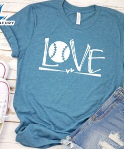 Dog Love Softball T-Shirt