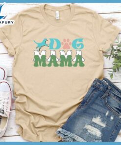 Dog Mama Colored Print Version 2 T-Shirt
