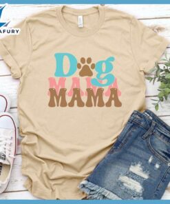 Dog Mama Colored Print Version 3 T-Shirt