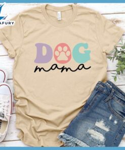 Dog Mama Colored Print Version 4 T-Shirt