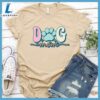 Dog Mom Colored Print T-Shirt