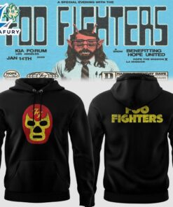 Foo Fighters 2026 Tour LA Merch Hoodie