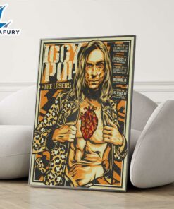 Iggy Pop With The Losers April Tour 2025 Poster