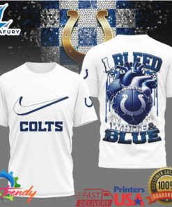 Indianapolis Colts 2026 NFL I Bleed 3D Shirt