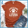 Just A Girl Who Loves Dogs Version 2 T-Shirt