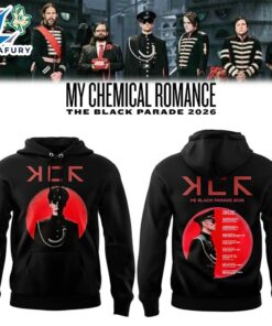 Limited Edition MCR The Black Parade 2026 Tour Hoodie 2D