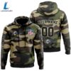 Los Angeles Rams Personalized Hoodie-Zip Hoodie Camo Style