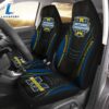 Michigan Wolverines Football 2PCS Car Seat Cover 3D Decor