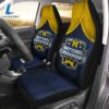 Michigan Wolverines Football 2PCS Car Seat Cover Decor Car