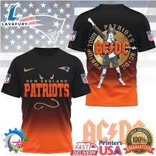 New England Patriots Official ACDC Fan 3D Shirt