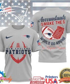 New England Patriots Official NFL Accountant Pride Fan 3D Shirt