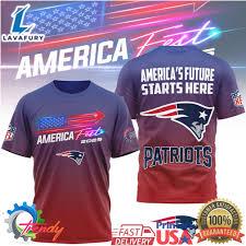 New England Patriots Official NFL American Fest 2025 3D Shirt