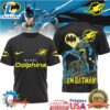 Official Batman x Miami Dolphins Crossover T Shirt