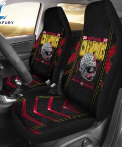 Ohio State Buckeyes Football 2PCS Car Seat Cover Decor Car