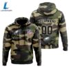 Philadelphia Eagles Personalized Hoodie-Zip Hoodie Camo Style
