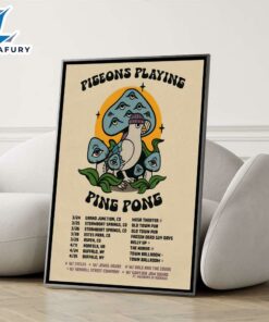 Pigeons Playing Ping Pong Winter And Spring 2026 Shows Poster