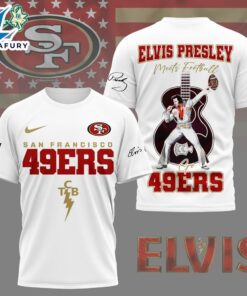 San Francisco 49ers Premium NFL Elvis Presley Fan 3D Shirt NY