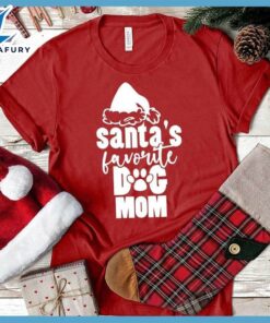 Santa's Favorite Dog Mom T-Shirt