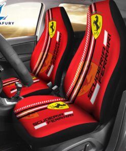 Scuderia Ferrari 2PCS Car Seat Cover For Fans
