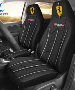 Scuderia Ferrari x Lewis Hamilton 2PCS Car Seat Cover Decor Car