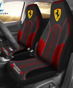 Scuderia Ferrari x Lewis Hamilton 2PCS Car Seat Cover For Fans