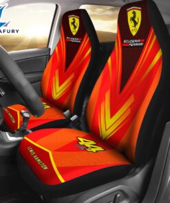 Scuderia Ferrari x Lewis Hamilton 2PCS Car Seat Cover New Trendding