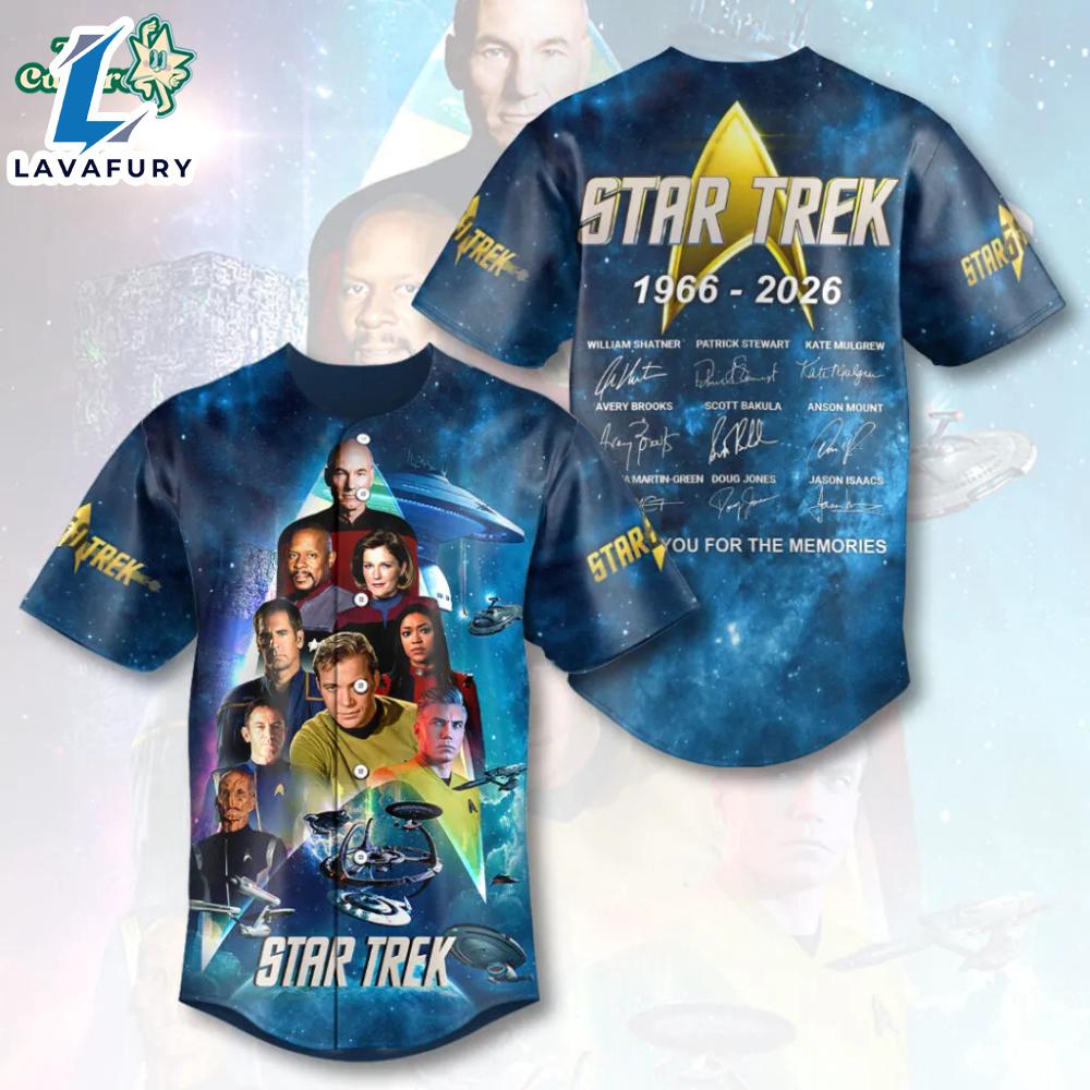 Star Trek 60th Anniversary Baseball Jersey For Man Star Trek 60th Anniversary Baseball Jersey For Man
