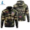 Tampa Bay Buccaneers Personalized Hoodie-Zip Hoodie Camo Style