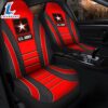 US ARMY Red Premium Custom Car Seat Covers Decor Protectors