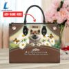 Akita Dog Are Not Our Whole Life But They Make Our Lives Whole Leather Handbag