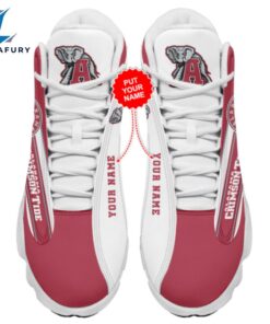 Alabama Crimson Tide Custom Name Air Jordan 13 Sneakers