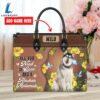 Alaskan Malamute Dog All You Need Is Love And A Leather Handbag