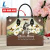 Alaskan Malamute Dog Are Not Our Whole Life But They Make Our Lives Whole Leather Handbag