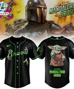 Atlanta Braves x The Mandalorian & Grogu Limited Edition Baseball Jersey – Fan Collection