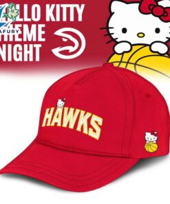 Atlanta Hawks x Hello Kitty Night 2026 Special Edition Cap