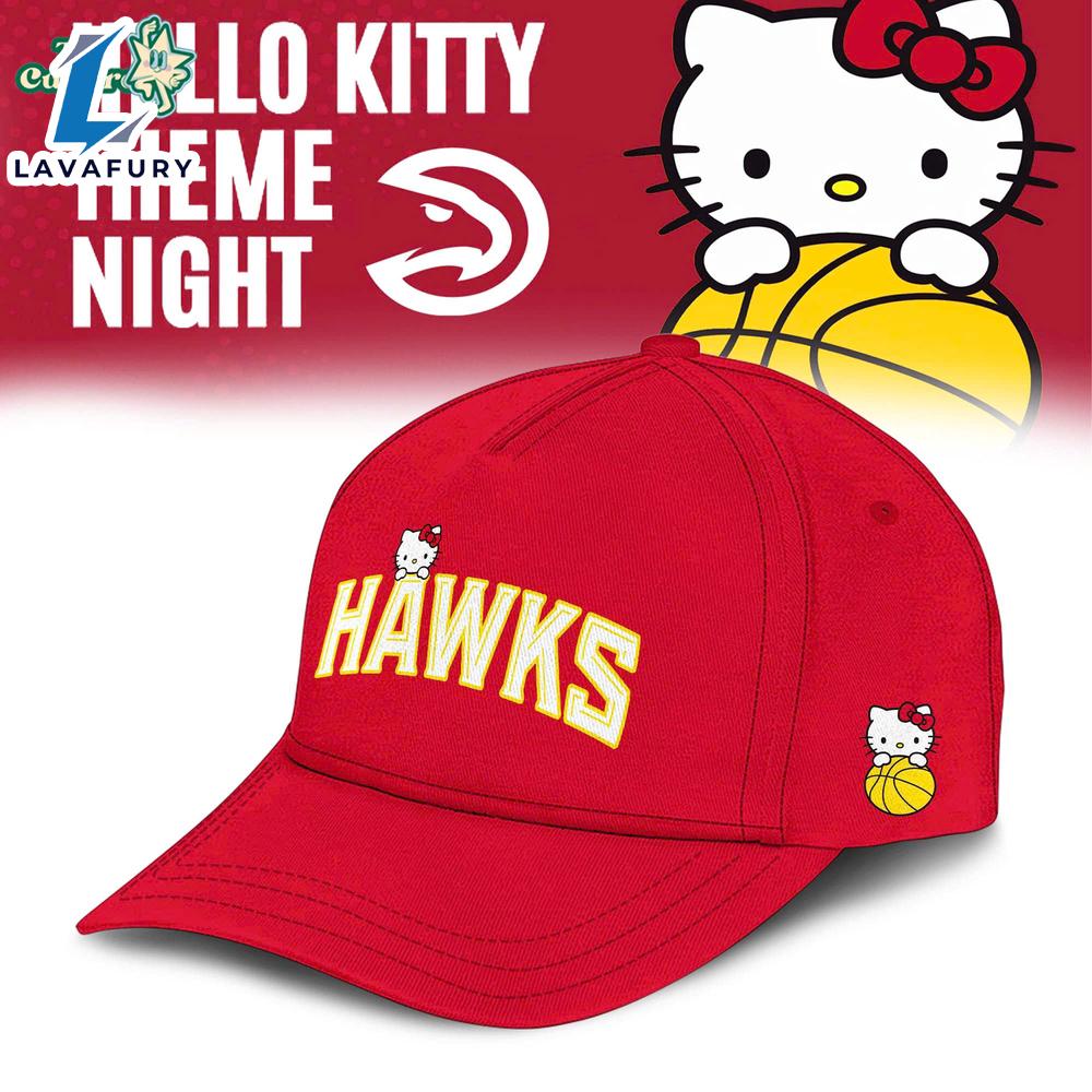 Atlanta Hawks x Hello Kitty Night 2026 Special Edition Cap Gift Summer Atlanta Hawks x Hello Kitty Night 2026 Special Edition Cap Gift Summer