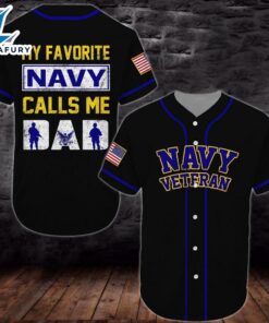 Baseball Shirt United States Navy Veteran H27 All Over Printed